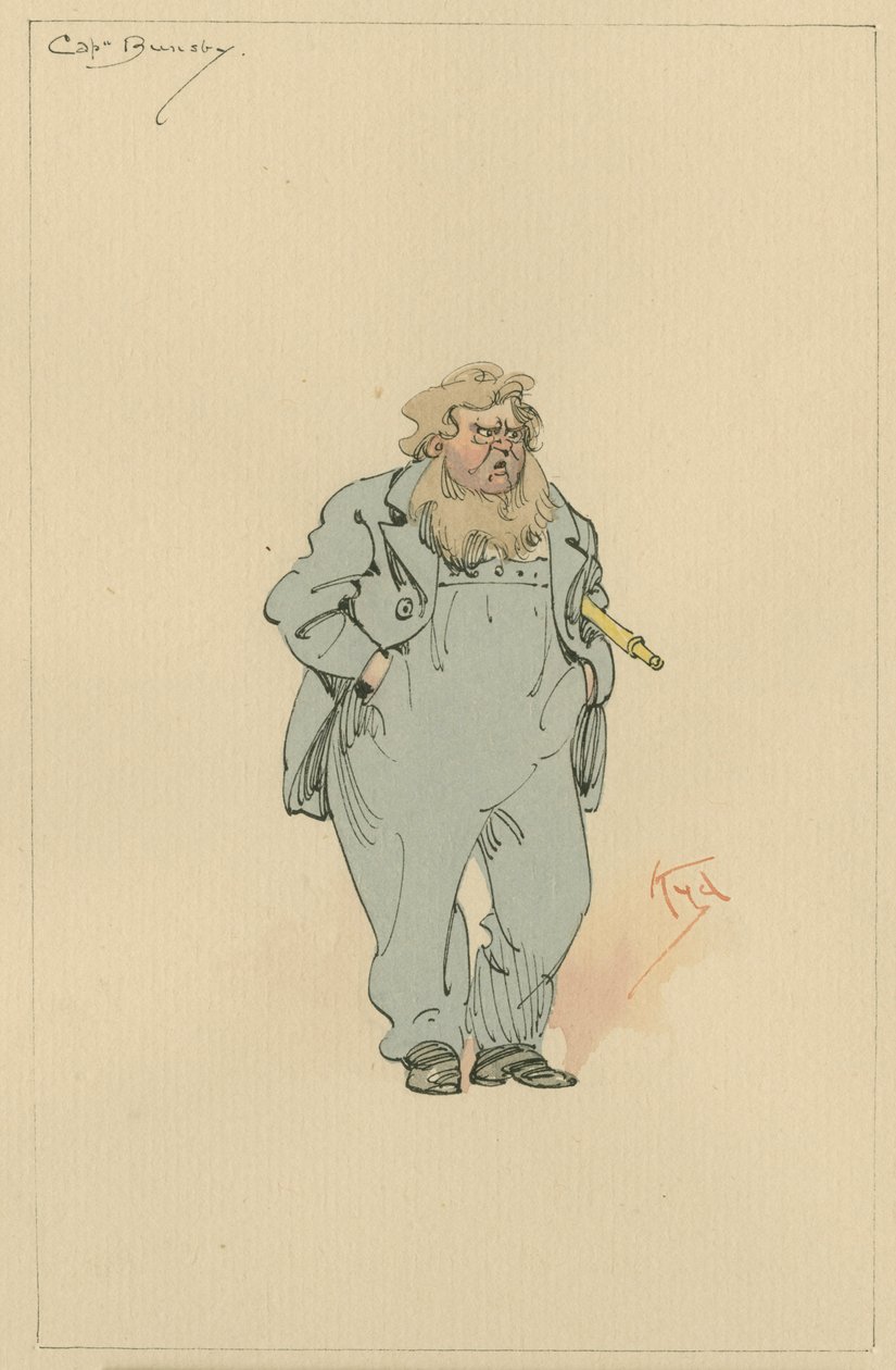 Captain Jack Bunsby, um 1920er von Joseph Clayton Clarke