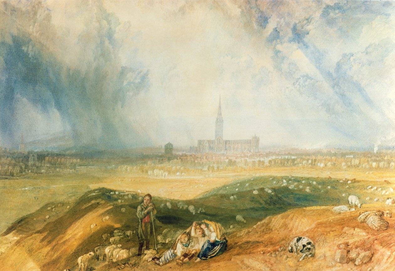 Kathedrale von Salisbury von Joseph Mallord William Turner