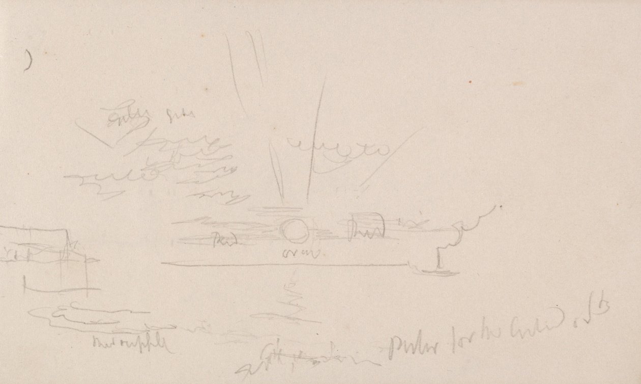 Das Kanal-Skizzenbuch von Joseph Mallord William Turner