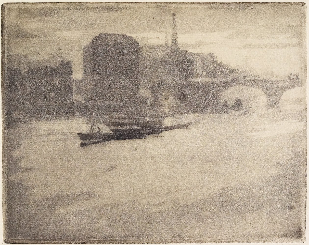La Tamise (Die Themse), 1894 von Joseph Pennell
