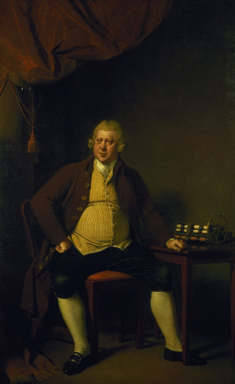 Sir Richard Arkwright, 1789-90 von Joseph Wright of Derby