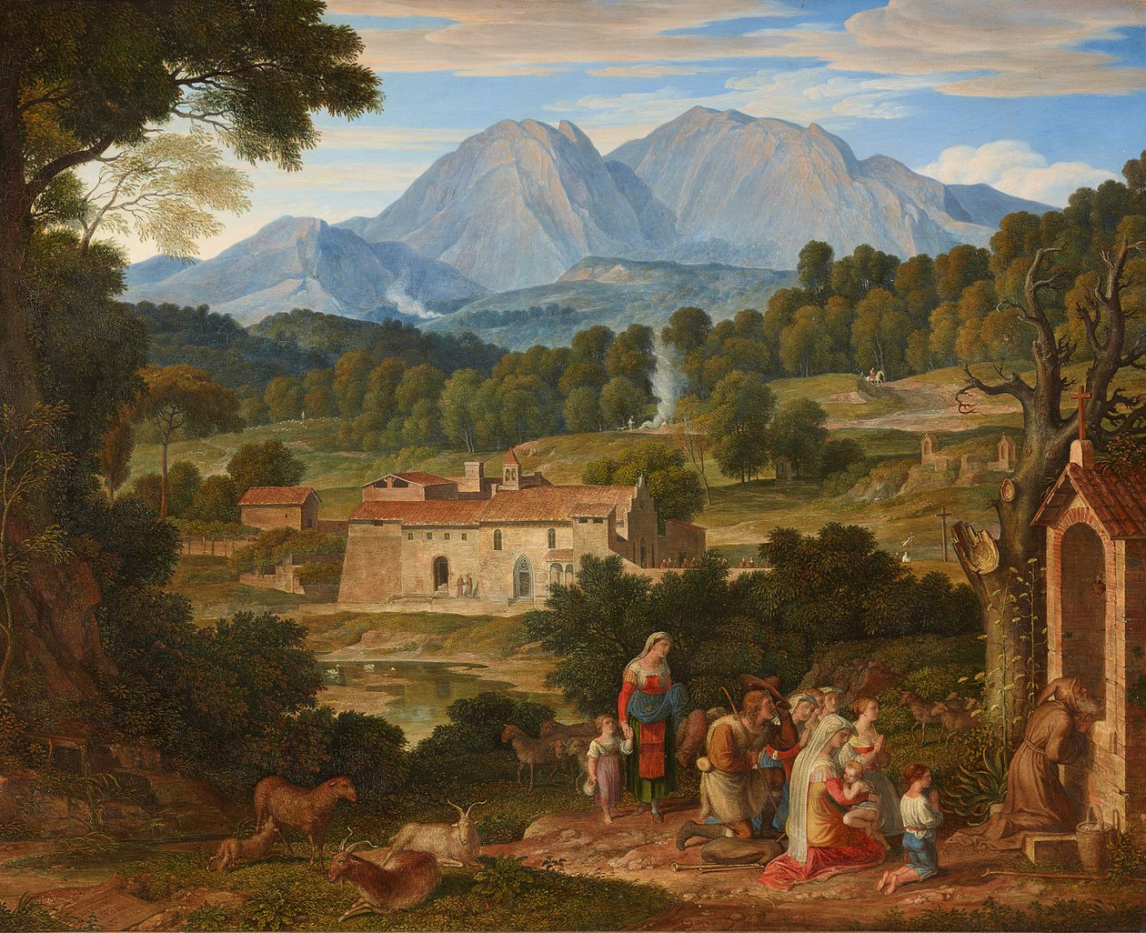 Kloster San Francesco di Civitella von Joseph Anton Koch