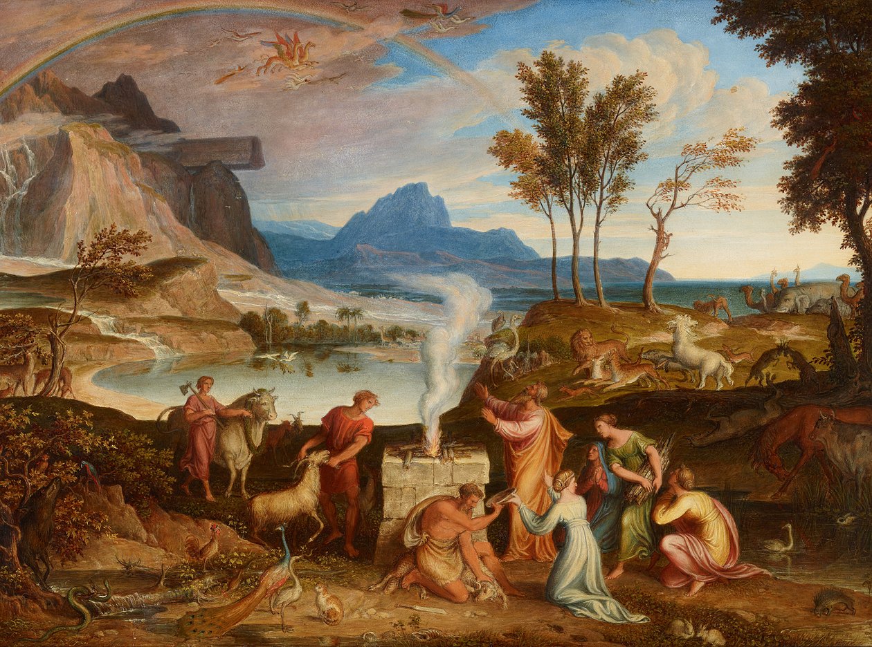 Noahs Dankopfer von Joseph Anton Koch