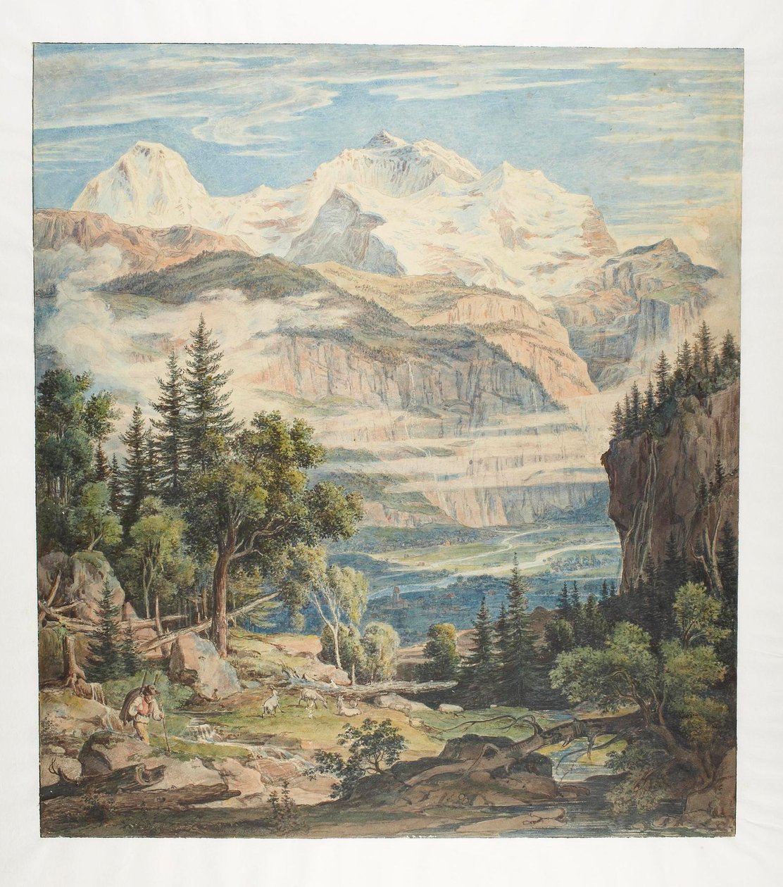 Schweizer Landschaft von Joseph Anton Koch