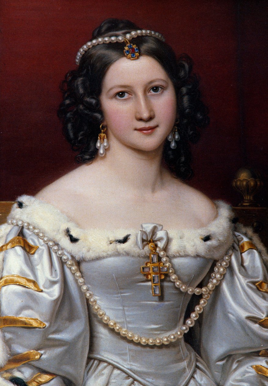 Porträt von Charlotte von Joseph Carl Stieler