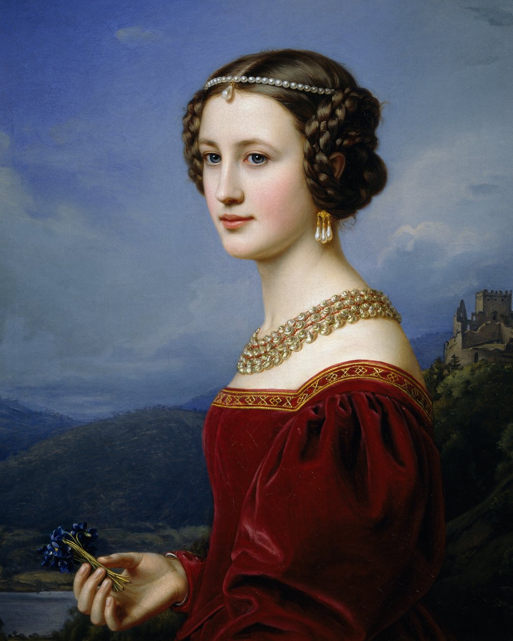 Porträt von Cornelia Vetterlein von Joseph Carl Stieler