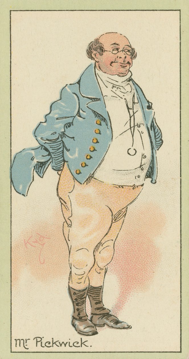 Mr. Pickwick von Joseph Clayton (1856-1937) (after) Clarke