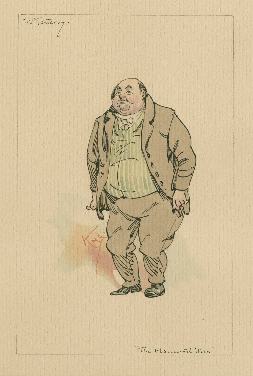 Mr. Tetterby - Der Geistermann und das Gespenst, ca. 1920er von Joseph Clayton Clarke