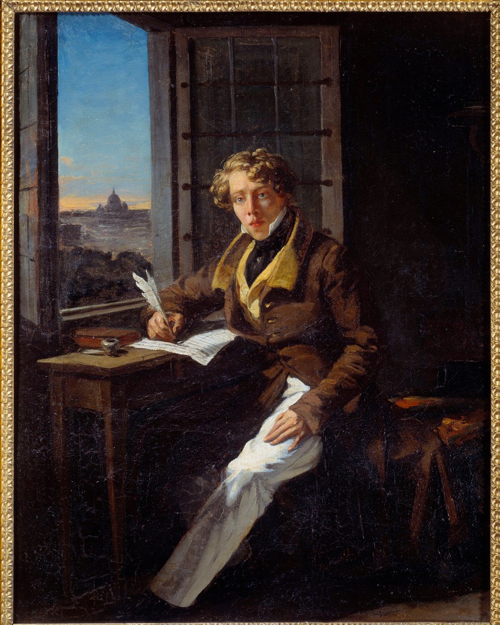 Porträt des Komponisten Victor Rifus (1798-1838) von Joseph Desire Court