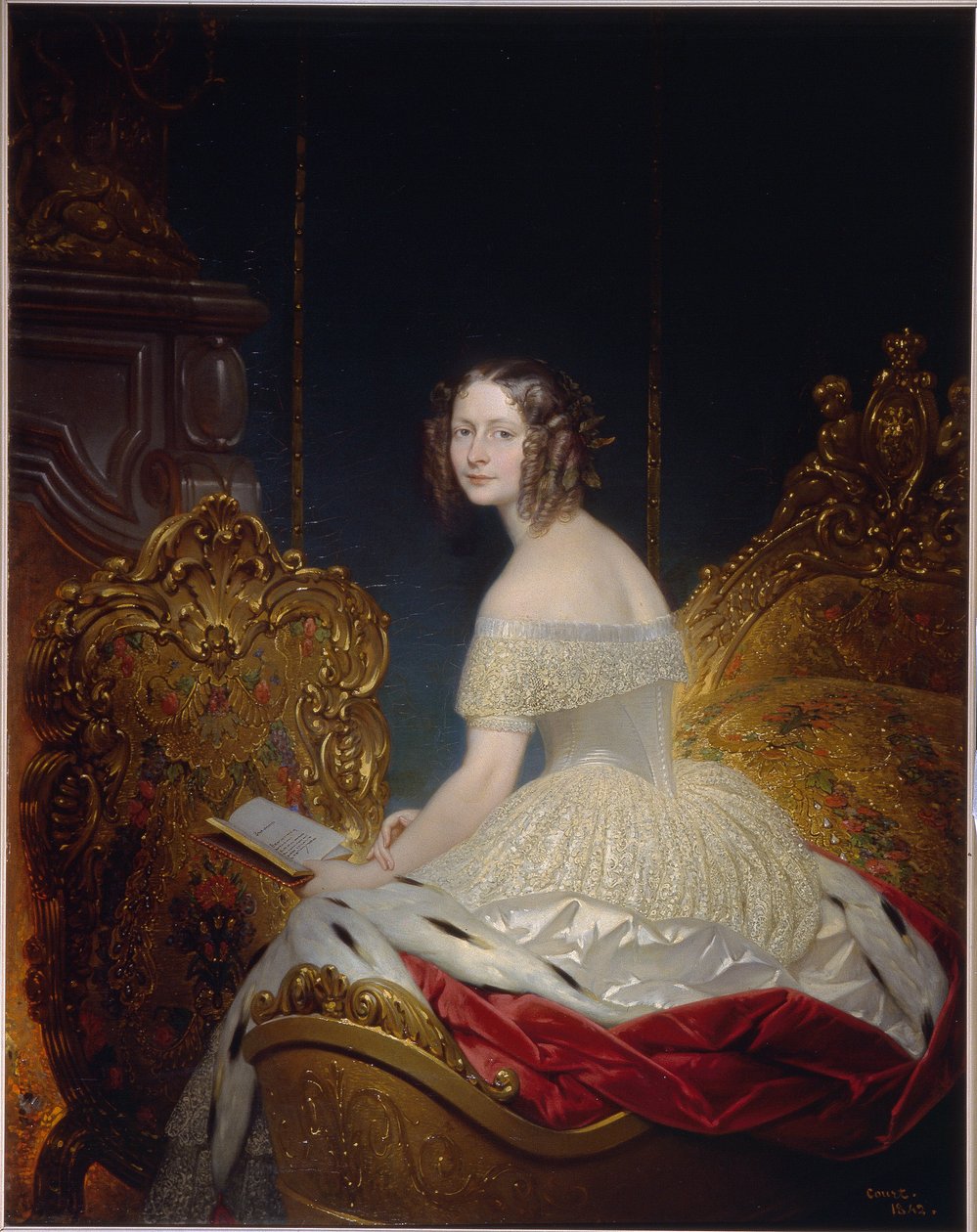 Prinzessin Marie Charlotte Friederike von Württemberg, Großherzogin Elena Pavlovna von Russland von Joseph Desire Court