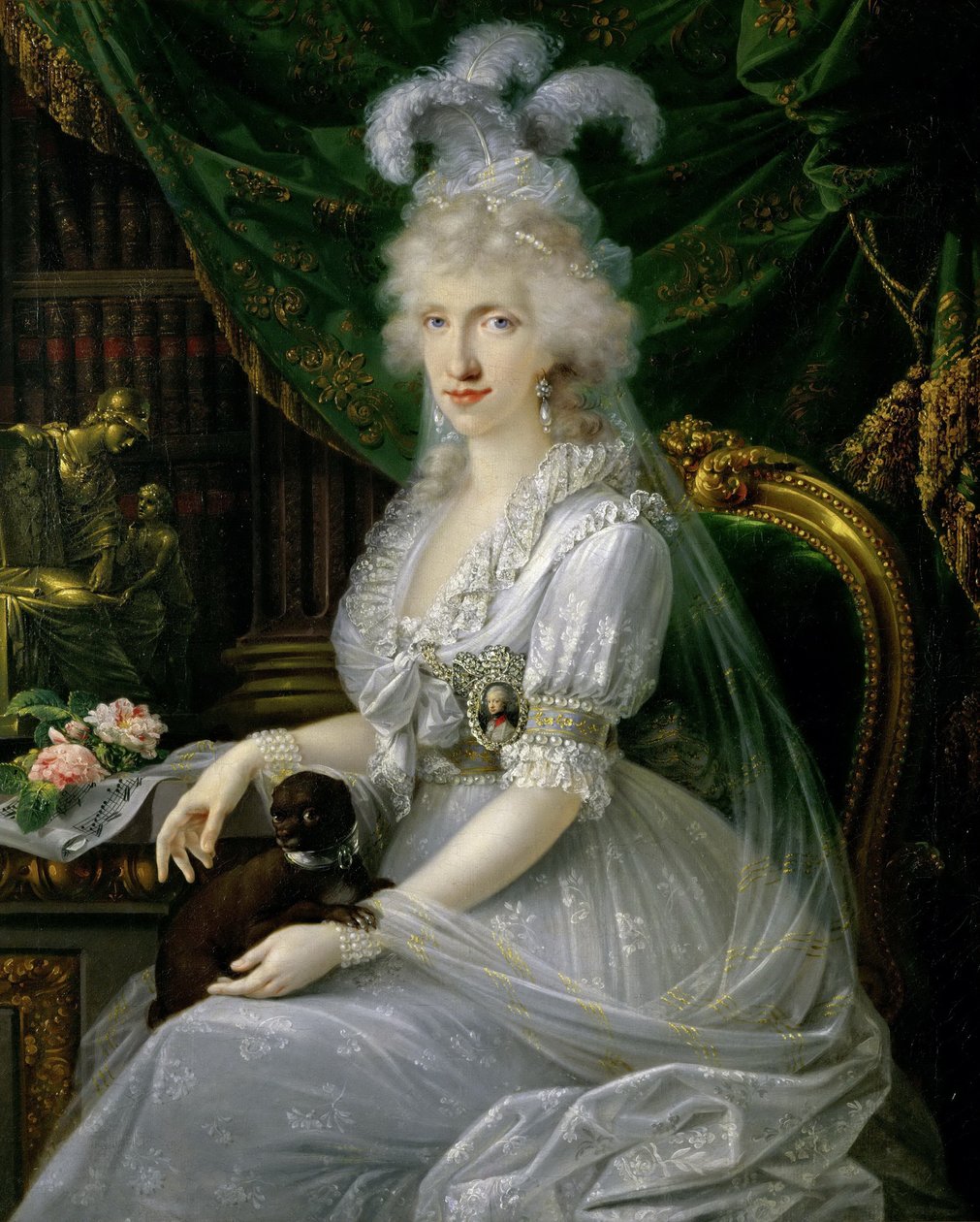 Prinzessin Luisa Maria von Neapel und Sizilien, 1773-1802, 1797 von Joseph Dorffmeister