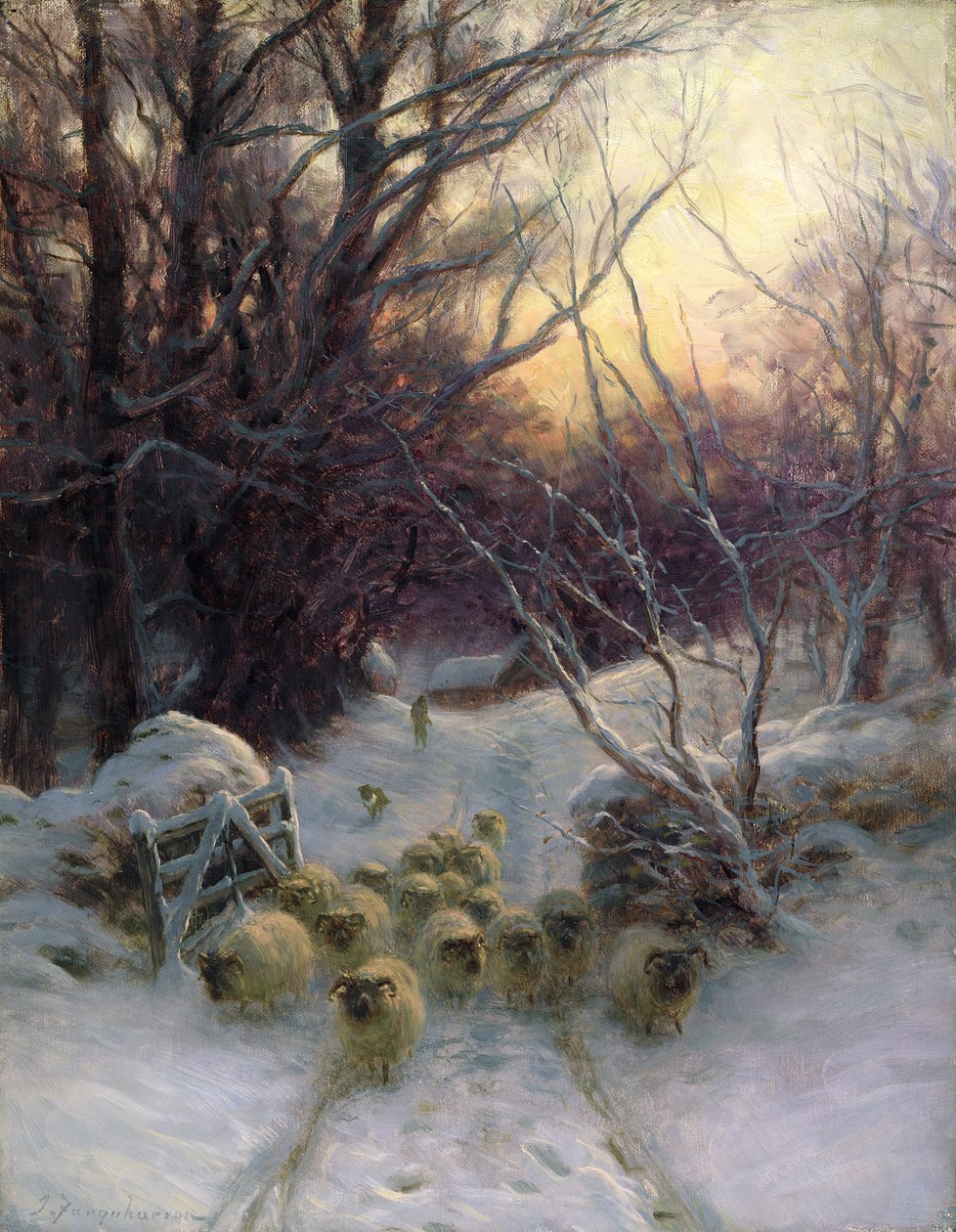 Die Sonne hatte den Wintertag geschlossen von Joseph Farquharson