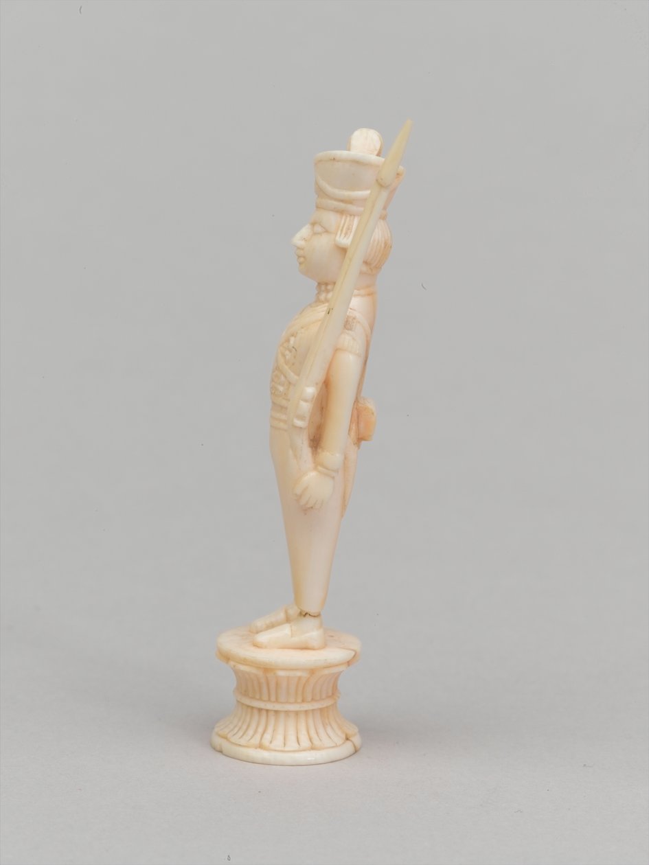 Weißer Bauer, Schachfigur, Indien, um 1820 von Joseph Felix Bouchor
