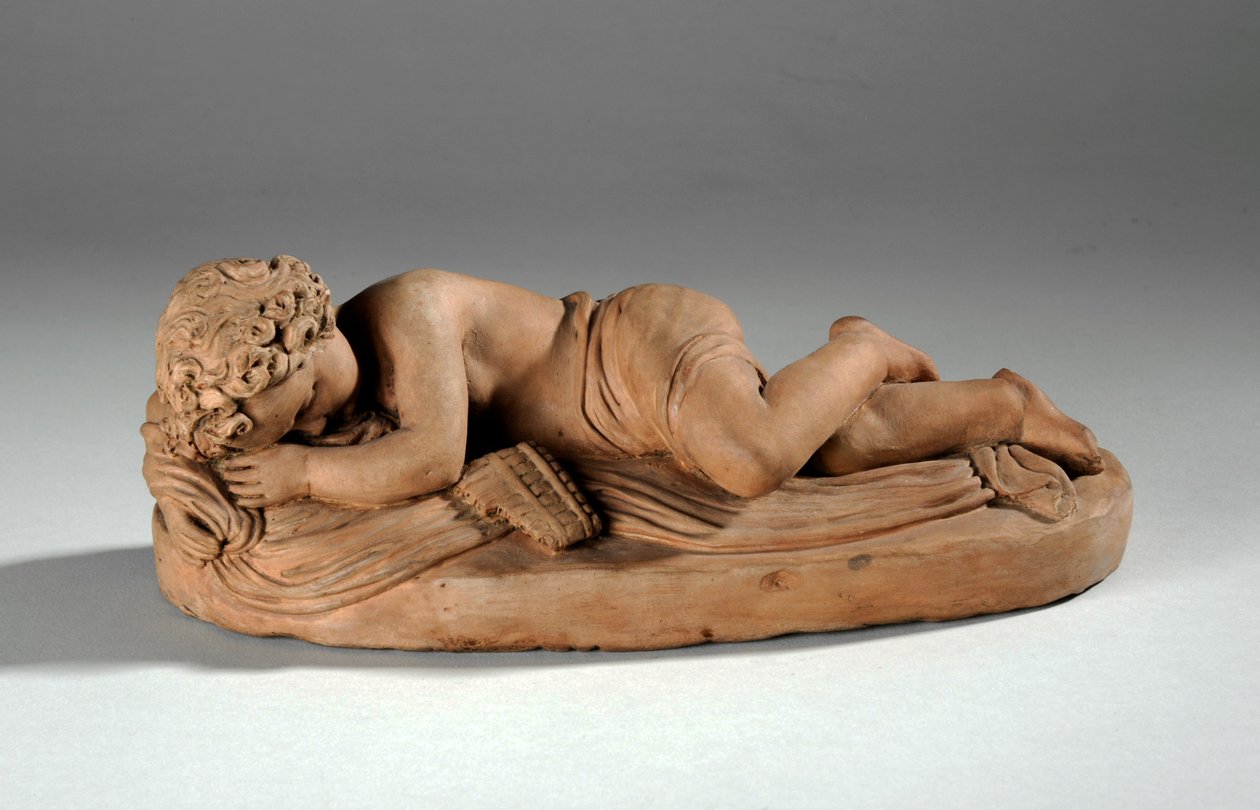 Maquette für Margaret Gott als Kind im Wald von Joseph Gott