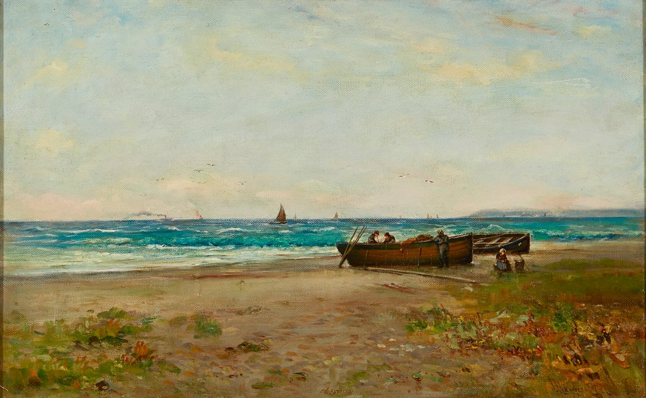 Boote pflegen, Ayrshire Küste von Joseph Henderson