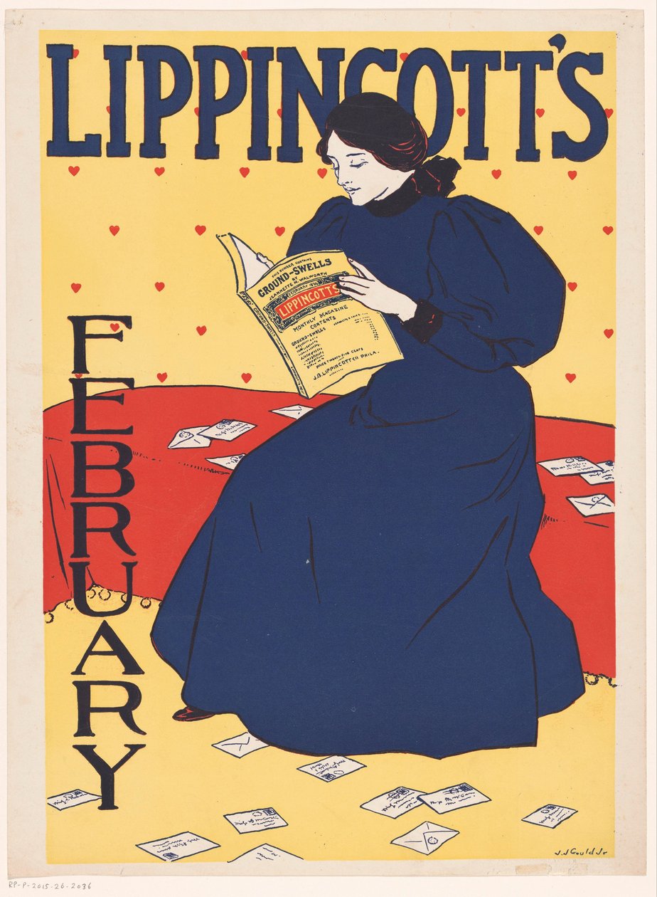 Anzeige für eine Februarausgabe von Lippincott