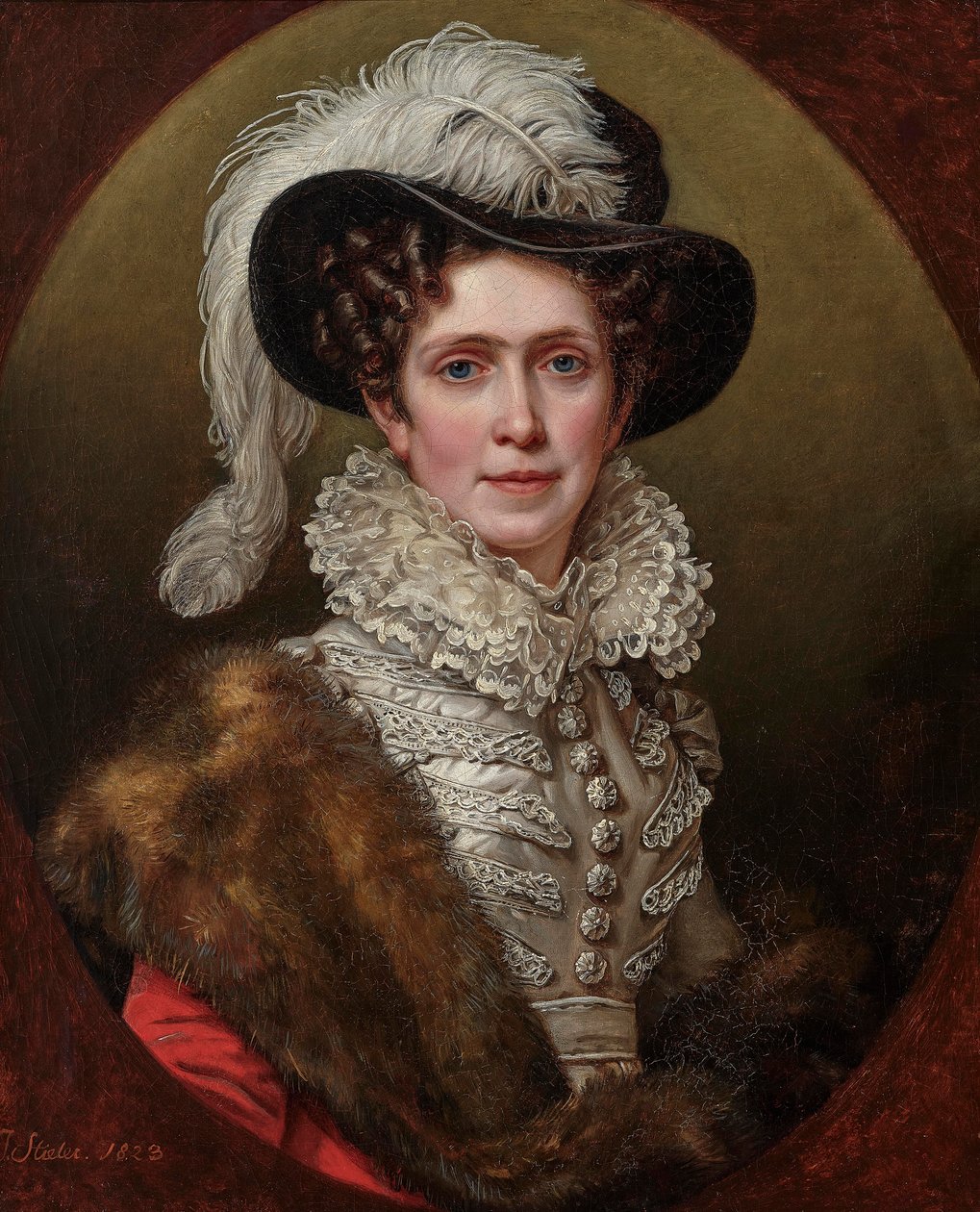 Caroline von Baden, Königin von Bayern von Joseph Carl Stieler