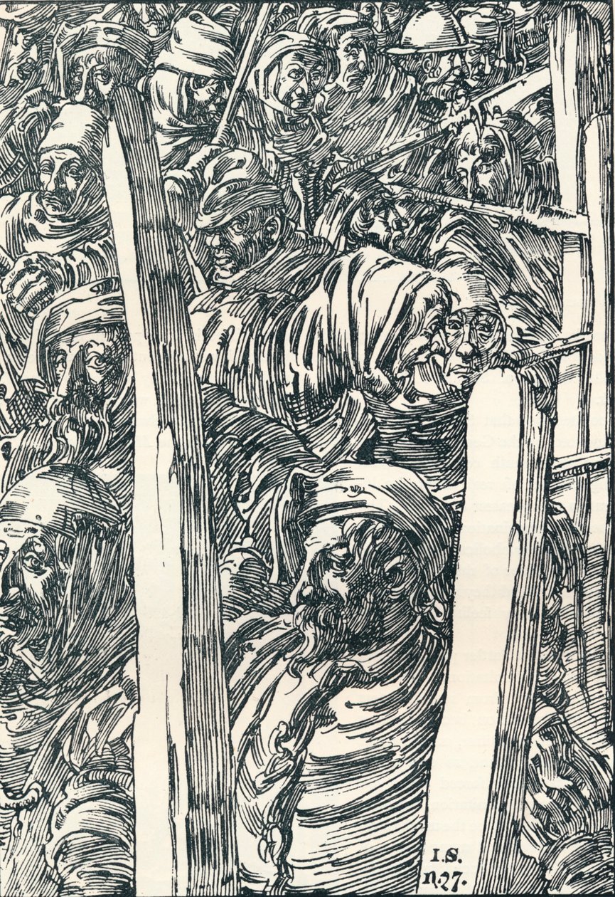 Der Bauernaufstand, ca. 1895 von Joseph Kaspar Sattler