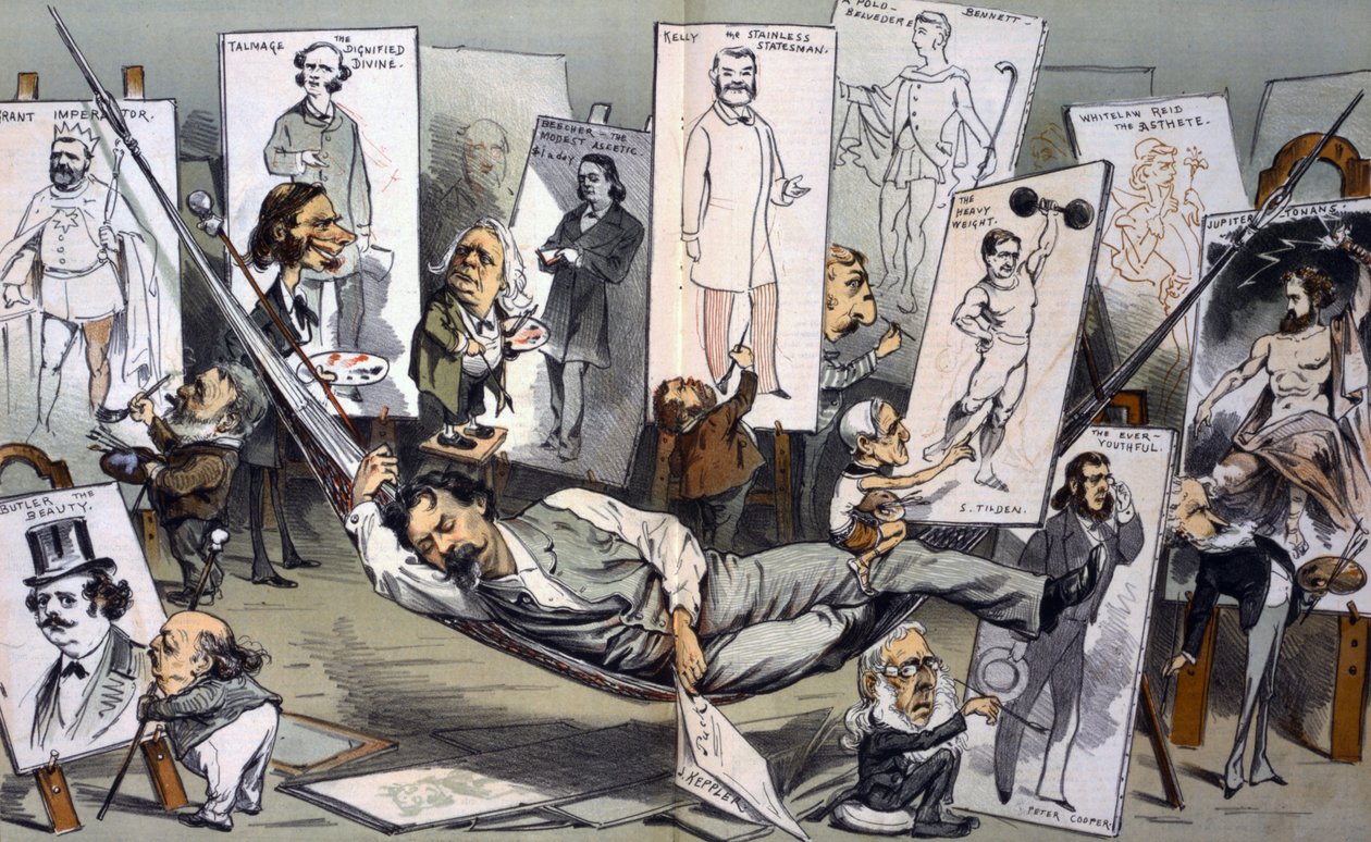 Ein Mittsommernachtstraum von Joseph Ferdinand Keppler 1838-1894 von Joseph Keppler
