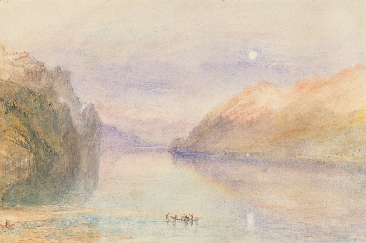 Ein Schweizer See, ca. 1841 von Joseph Mallord William Turner