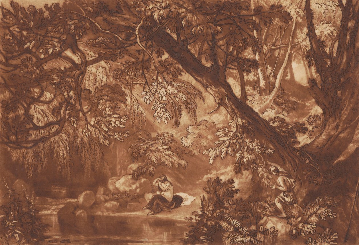 Aesacus und Hesperie von Joseph Mallord William Turner