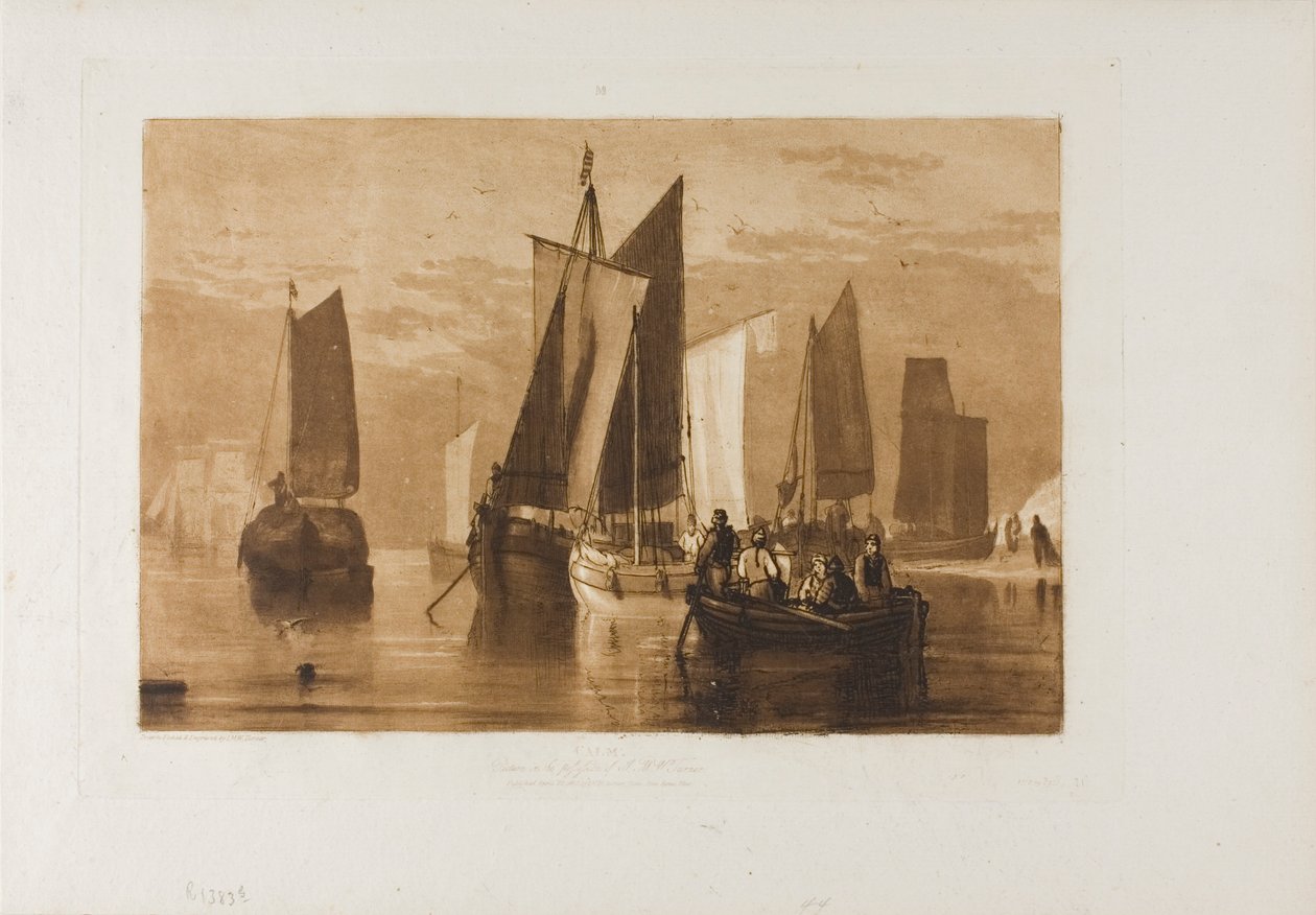 Ruhe, Platte 44 aus Liber Studiorum von Joseph Mallord William Turner