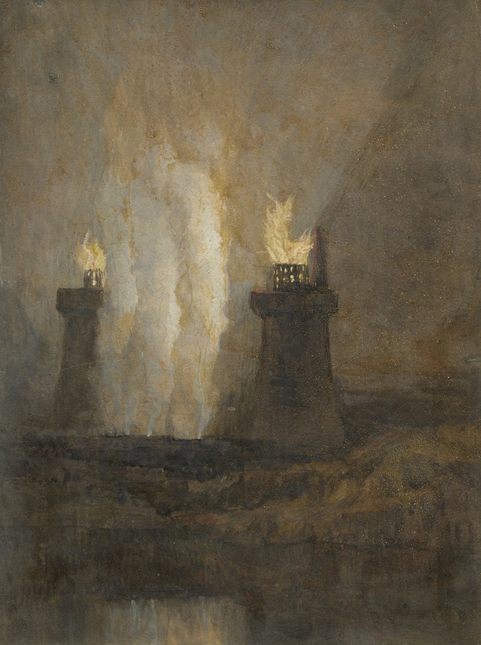 Carron Eisenwerke, ca. 1800 von Joseph Mallord William Turner