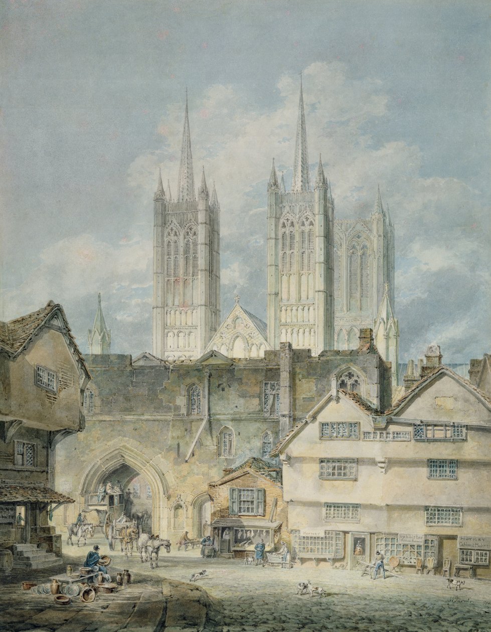 Kathedrale von Lincoln, 1795 von Joseph Mallord William Turner