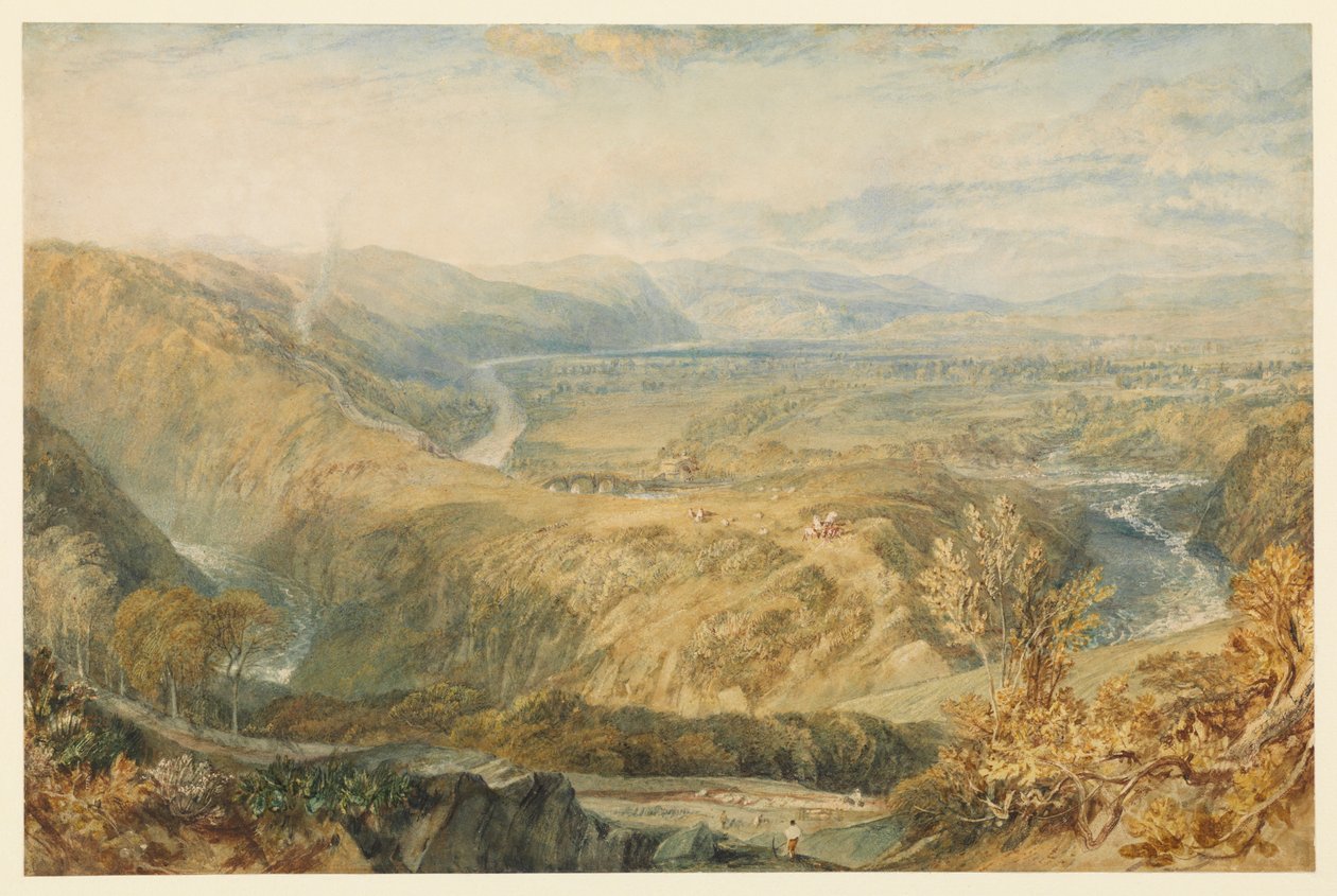 Crook of Lune, Blick auf Hornby Castle von Joseph Mallord William Turner