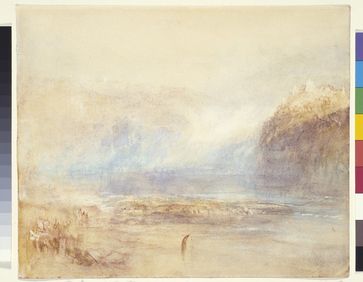 Rheinfall bei Schaffhausen - Fernansicht von Joseph Mallord William Turner