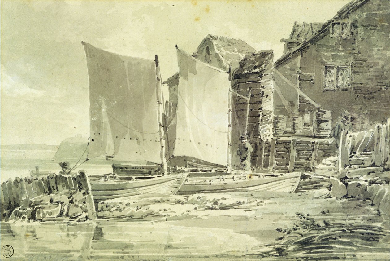 Fischerhütte, Dover von Joseph Mallord William Turner