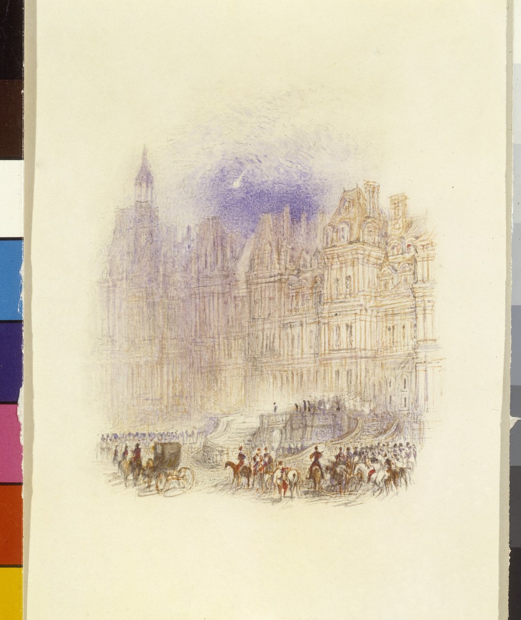 Fontainebleau: Die Abreise Napoleons von Joseph Mallord William Turner