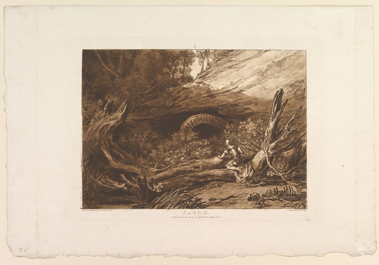 Jason Liber Studiorum, Teil I, Platte 6, 11. Juni 1807 von Joseph Mallord William Turner