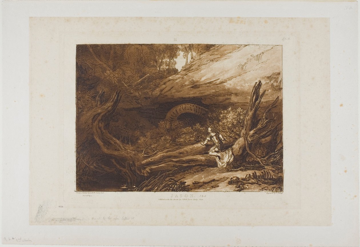 Jason, Platte 6 aus Liber Studiorum von Joseph Mallord William Turner
