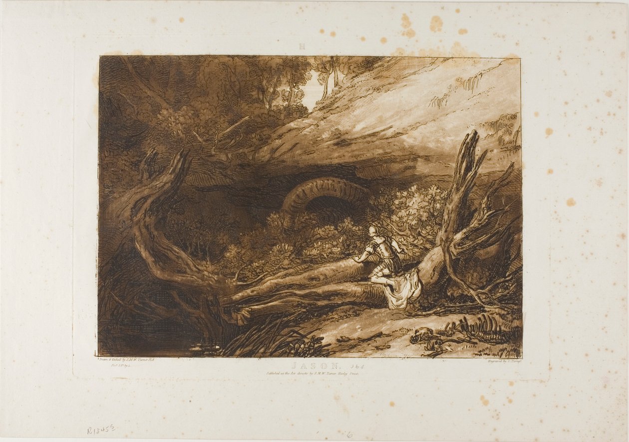 Jason, Tafel 6 aus Liber Studiorum von Joseph Mallord William Turner