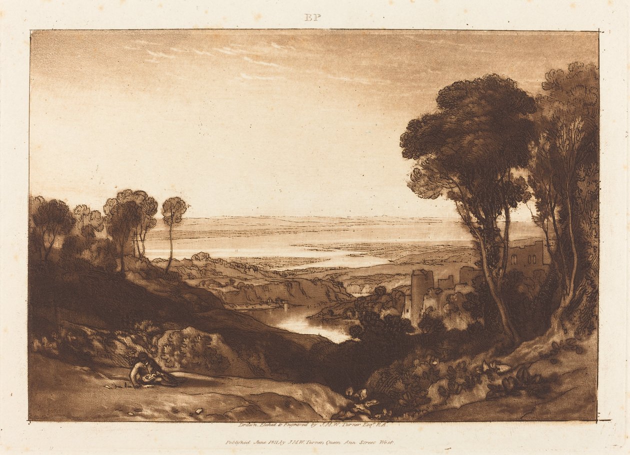 Zusammenfluss von Severn und Wye von Joseph Mallord William Turner