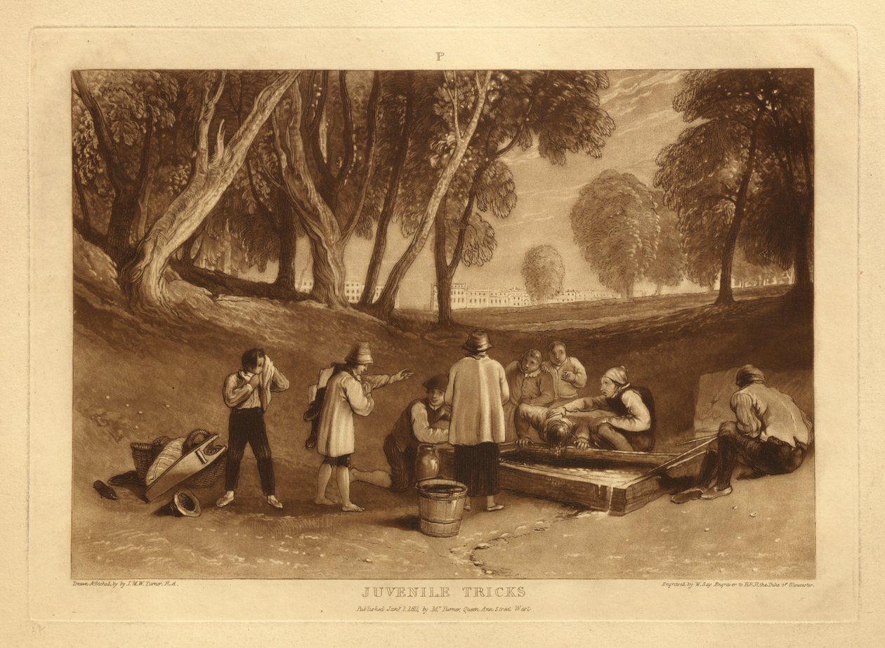 Jugendliche Streiche von Joseph Mallord William Turner