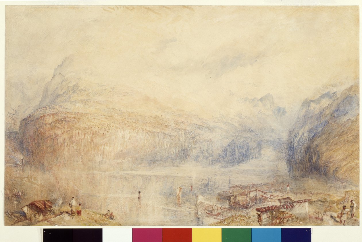 Der Vierwaldstättersee von Brunnen aus von Joseph Mallord William Turner