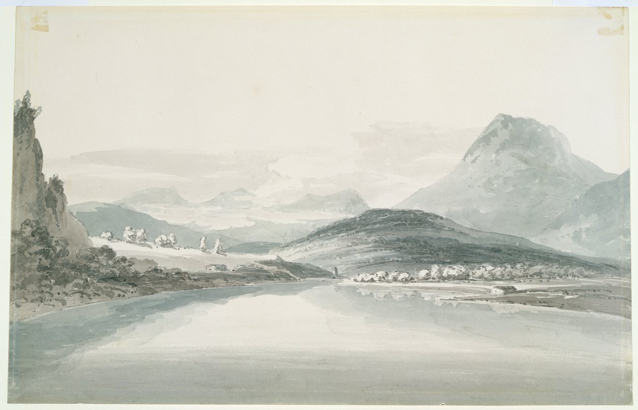 Klöntalersee, nach John Robert Cozens von Joseph Mallord William Turner