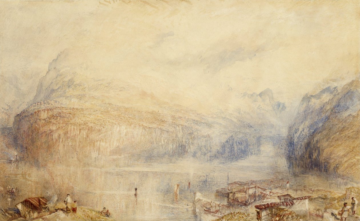 Vierwaldstättersee von Brunnen aus von Joseph Mallord William Turner