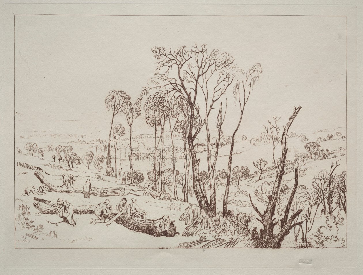 Liber Studiorum: Crowhurst, Sussex von Joseph Mallord William Turner
