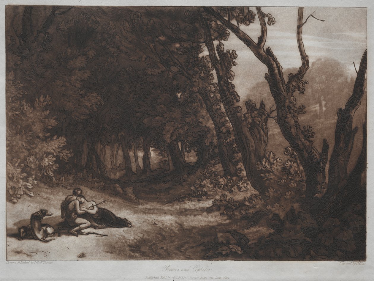 Liber Studiorum: Procris und Cephalus von Joseph Mallord William Turner