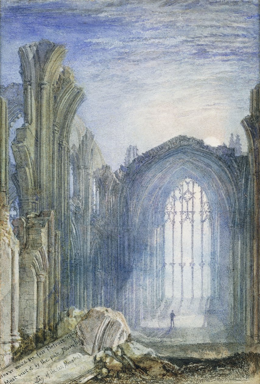 Melrose Abbey: Eine Illustration zu Sir Walter Scotts 