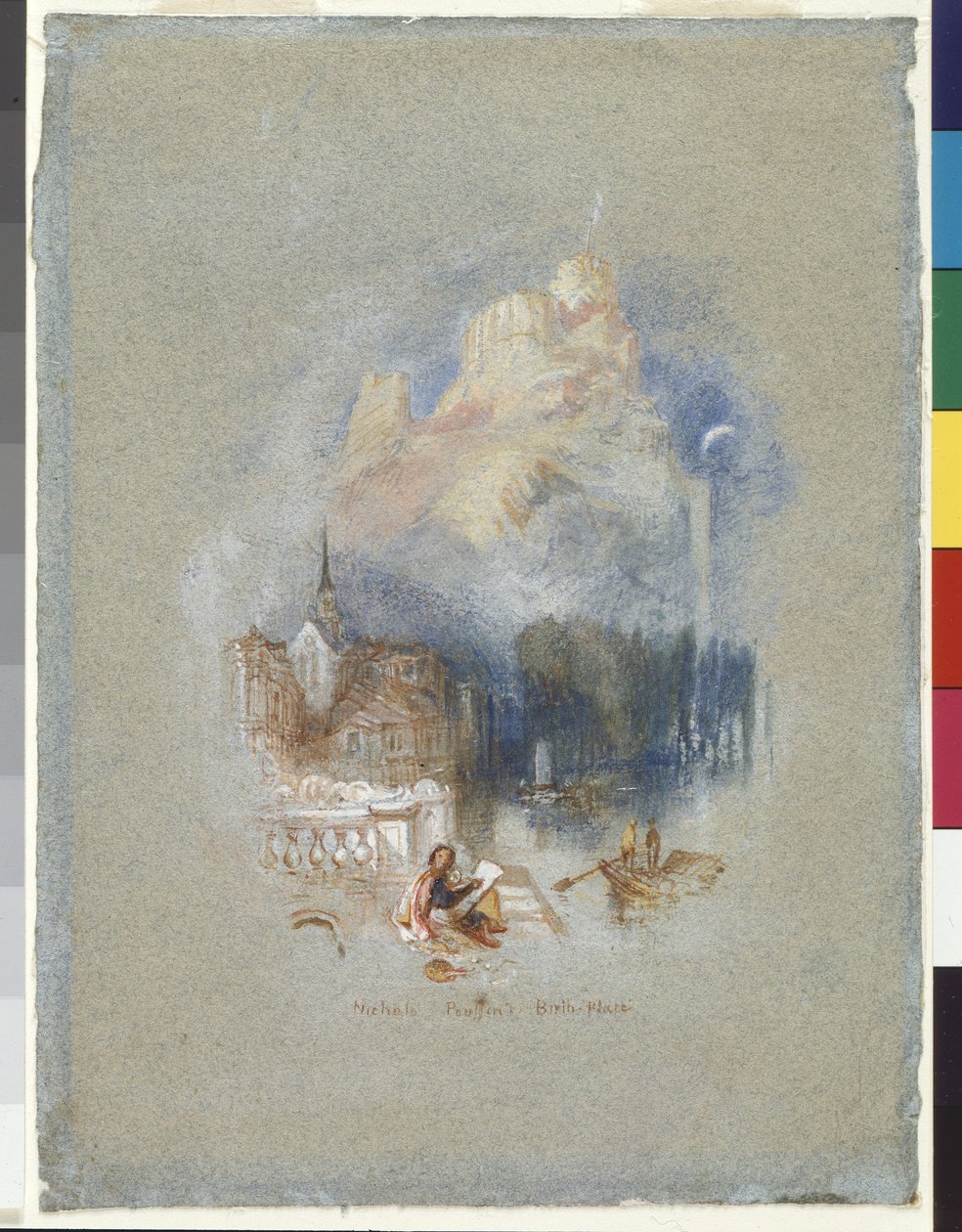 Geburtsort Von Nicholas Poussin von Joseph Mallord William Turner