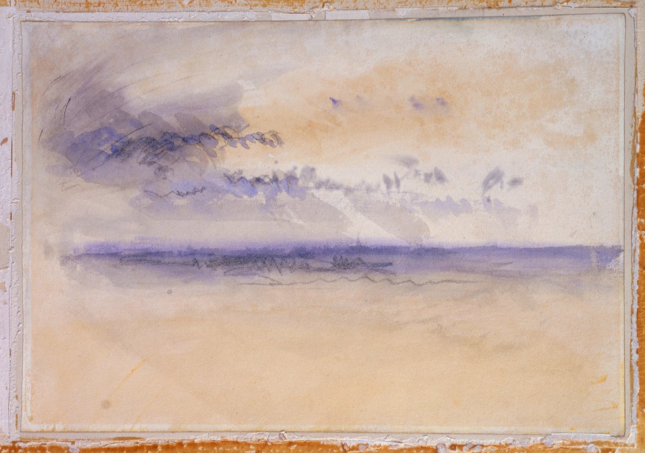 Vor der Küste: Meereslandschaft und Wolken von Joseph Mallord William Turner
