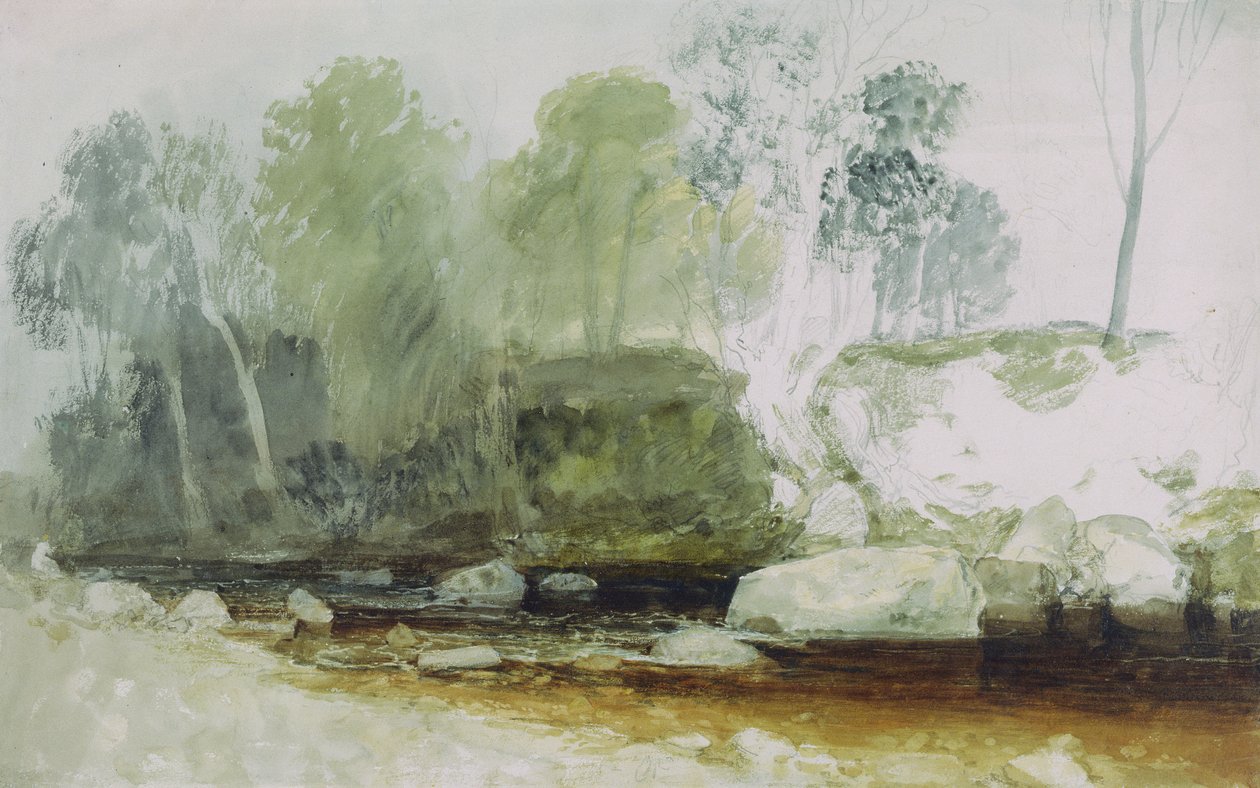 Am Washburn: Eine Studie, ca. 1815 von Joseph Mallord William Turner