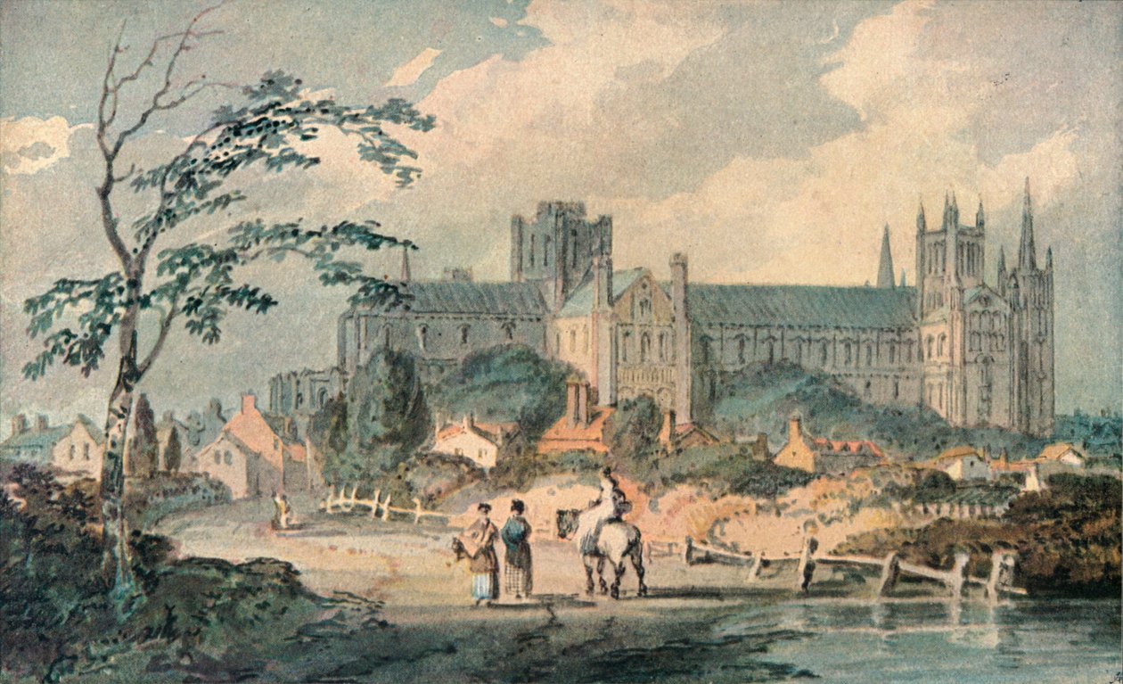 Kathedrale von Peterborough von Norden, 1909 von Joseph Mallord William Turner