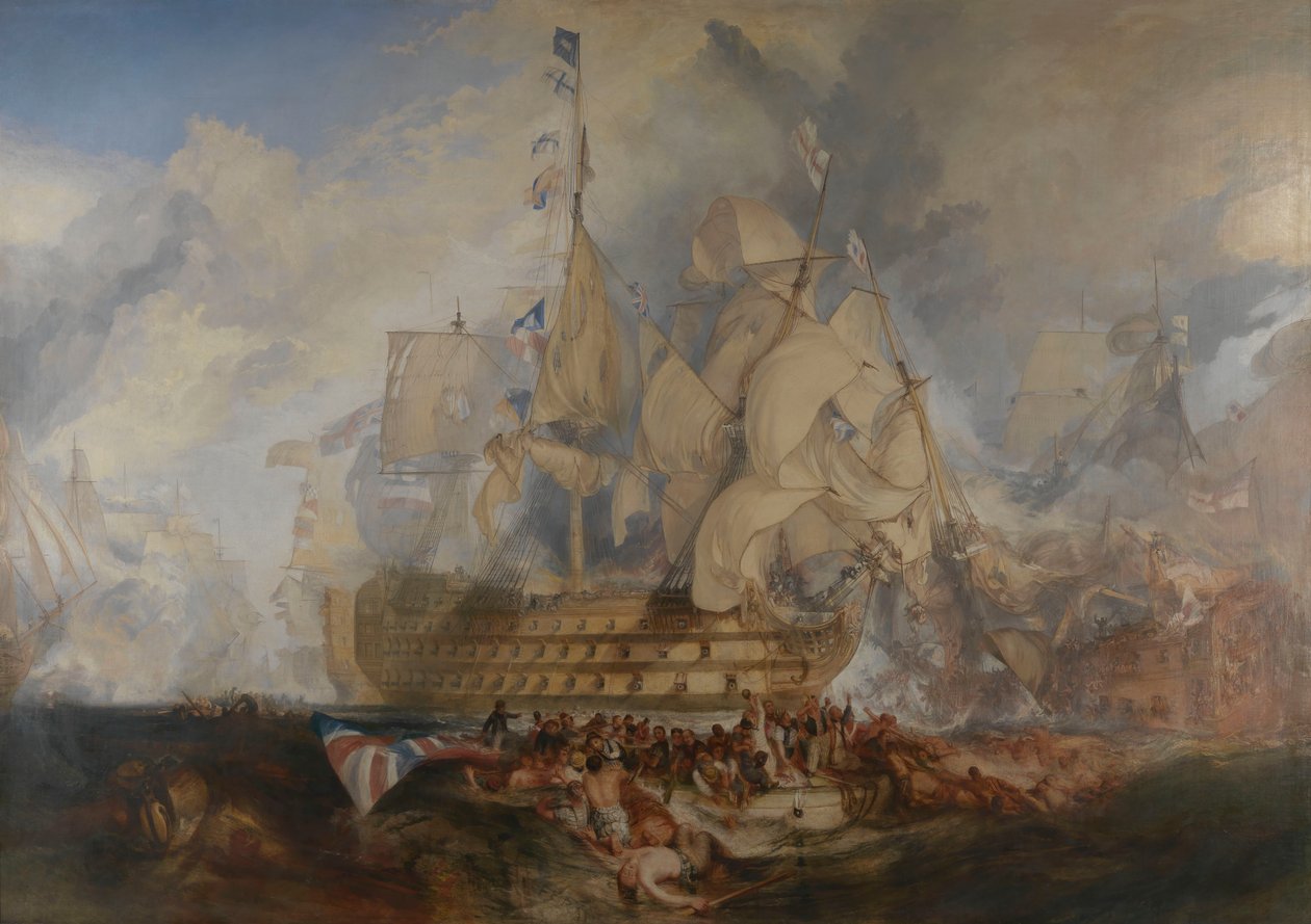 Die Schlacht von Trafalgar, 21. Oktober 1805 von Joseph Mallord William Turner