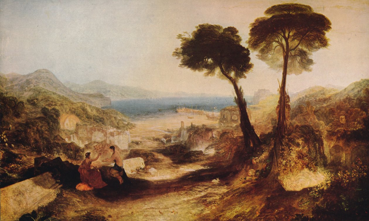 Die Bucht von Baiae, mit Apollo und der Sibylle, ca. 1823, ca. 1915 von Joseph Mallord William Turner