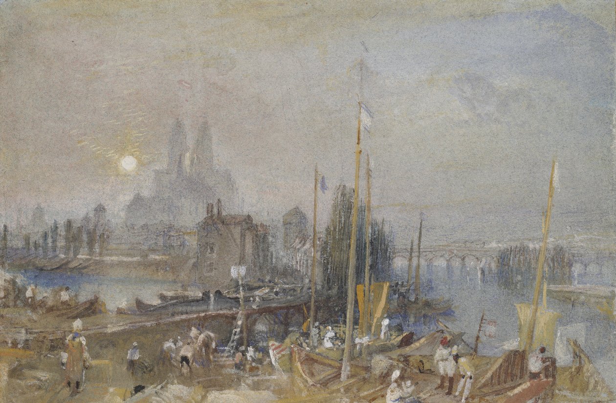 Der Kanal von Loire und Cher, nahe Tours, ca. 1830 von Joseph Mallord William Turner